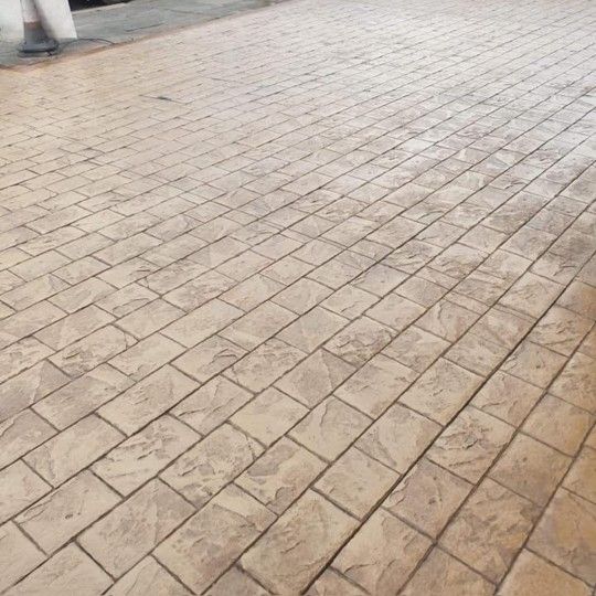 صبة مطبوعة شغل ديكورات خرسانية مطبوعة ميزانية