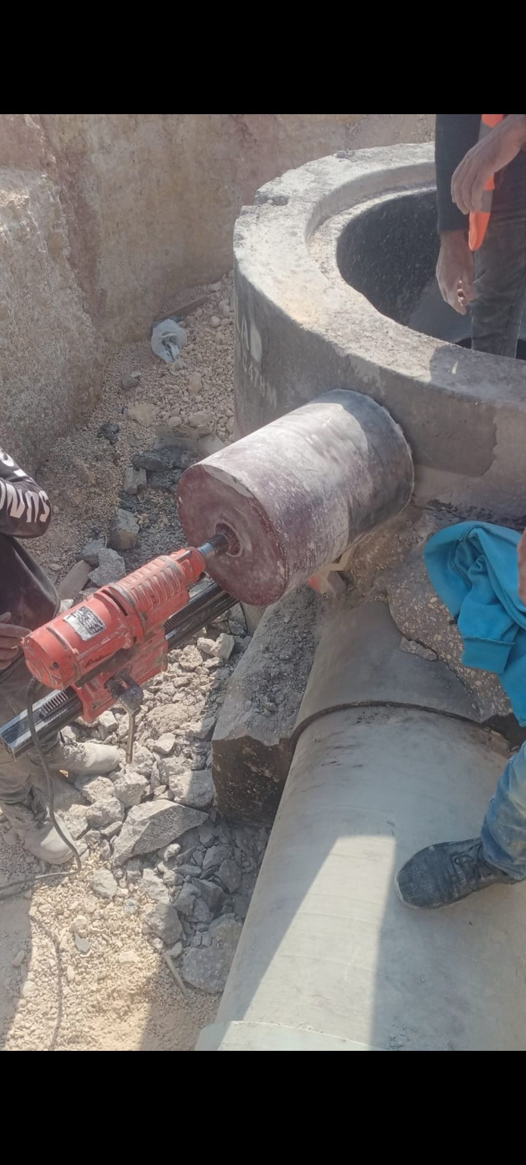 قص وتخريم الخرسانه بدون اهتزاز