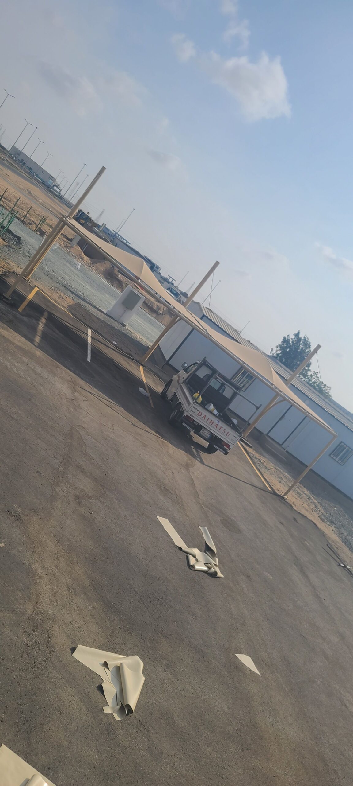 مظلات وسواتر وبيوت شعر