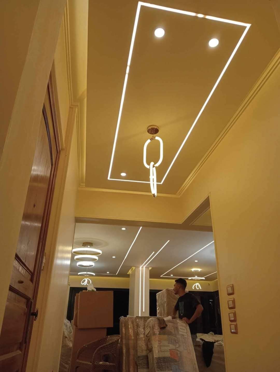 المدينه المنوره اعمال تركيب جبس بورد واسقف مستعارة