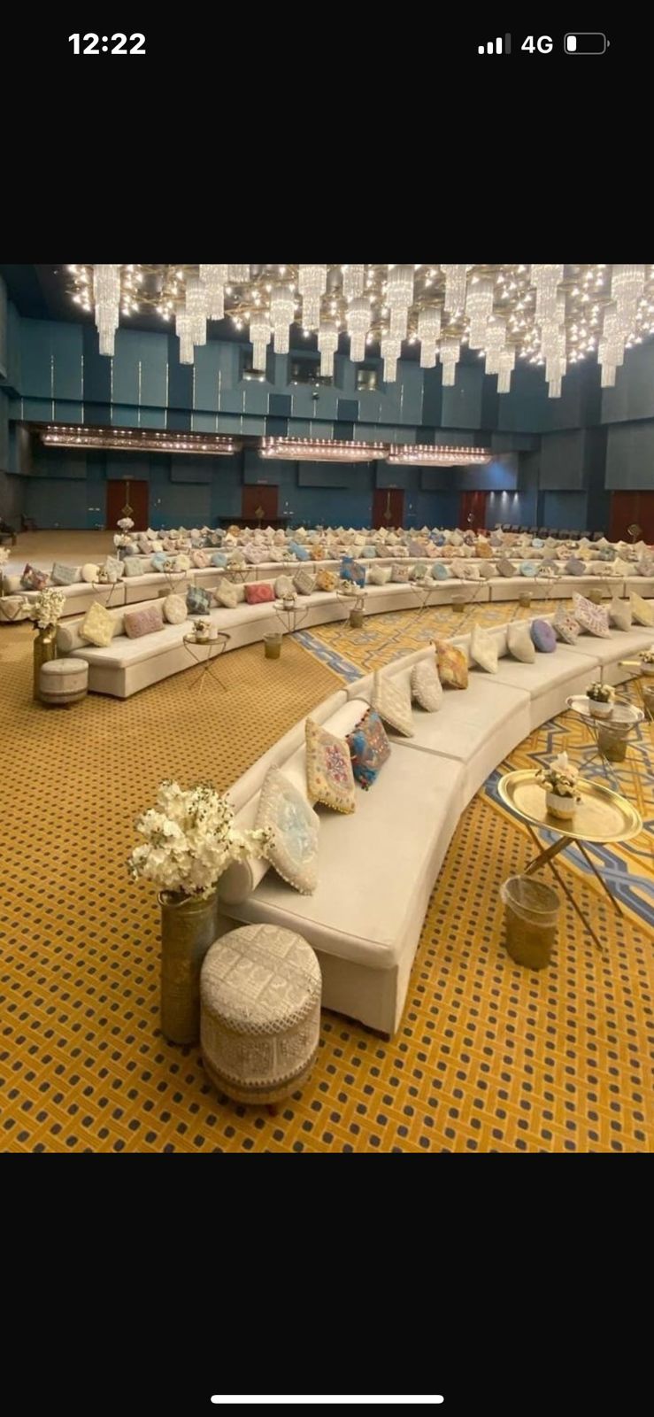 تاجير كراسي وطاولات وسماعات وزل ومكيفات وجلسات شعب