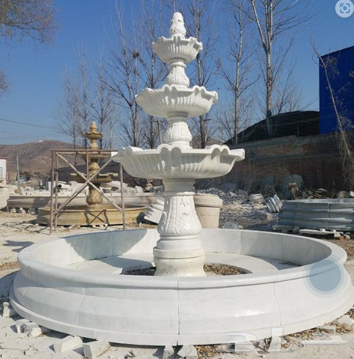 مغسلة للبيع حجر طبيعي نافورة طاولة