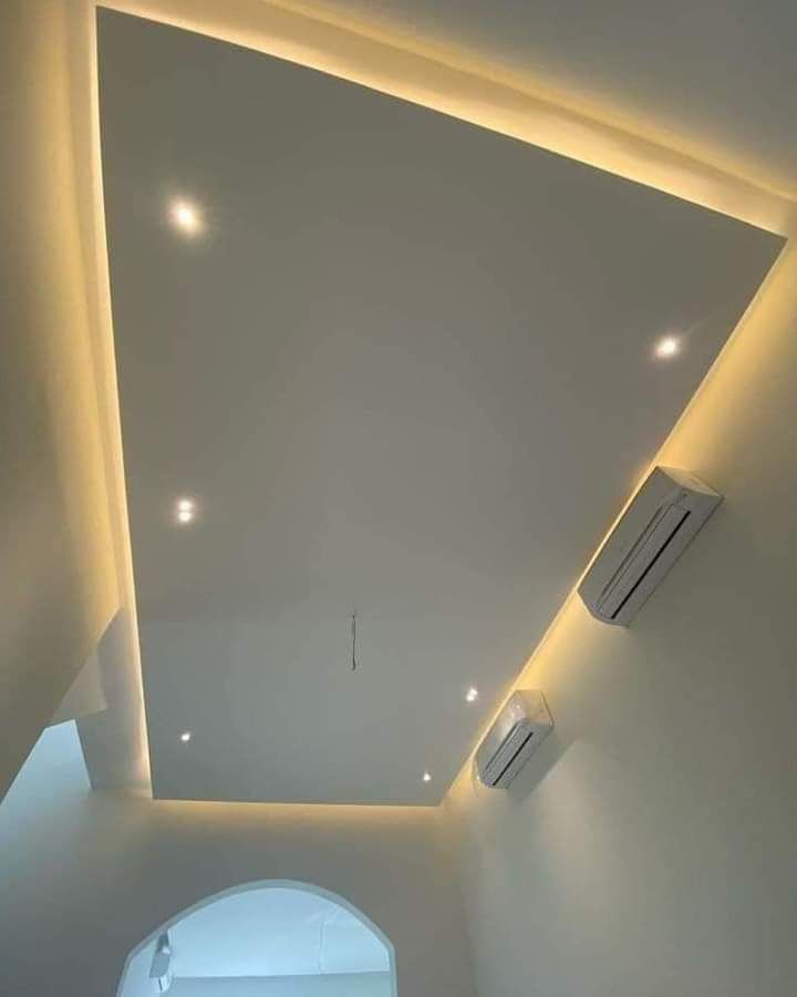 معلم جبس بورد او سمنت بورد سقف محلات استراحة عماره