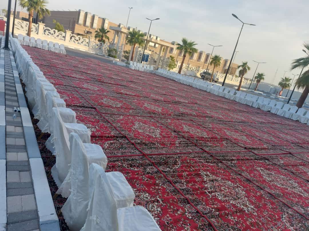 تاجير كراسي وطاولات وسماعات وزل ومكيفات وجلسات شعب