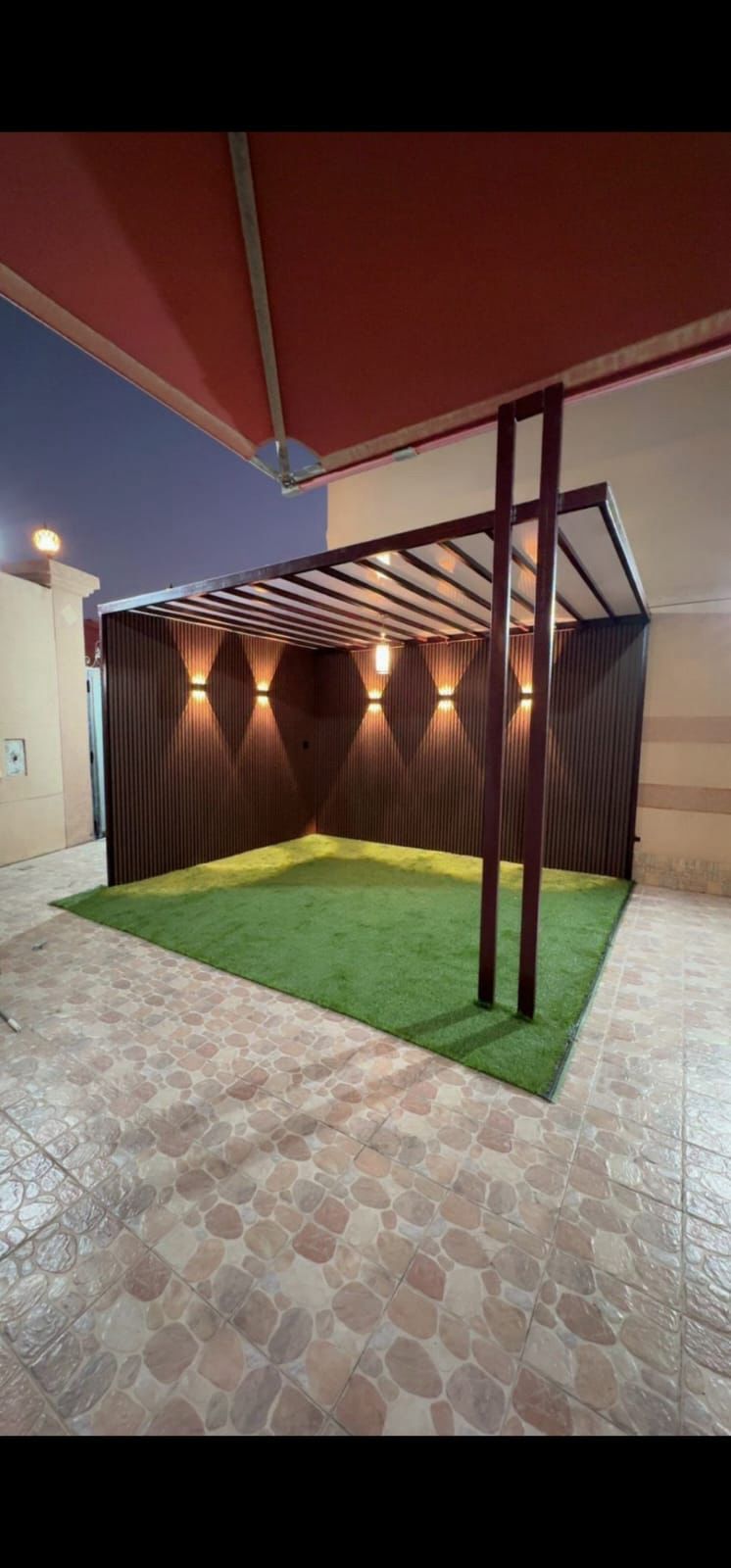 تنسيق حدائق وبناء مجالس