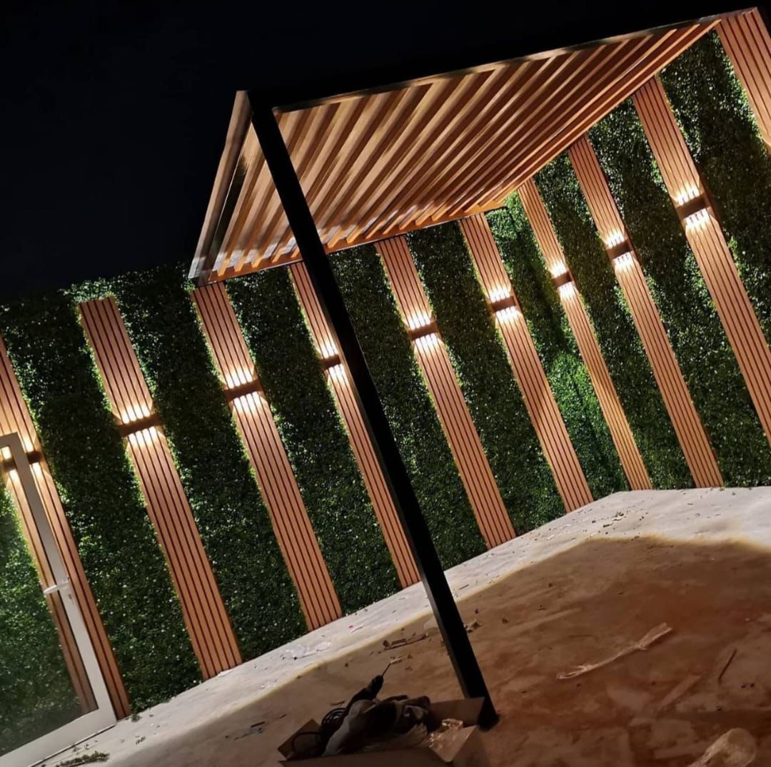 تنسيق حدائق وبناء مجالس