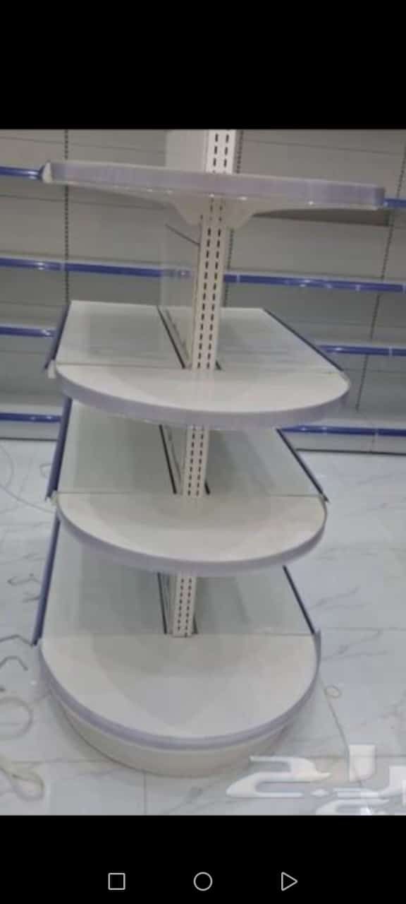 يوجد لدينا جميع انواع رفوف سوبر ماركت رفوف مستودعا