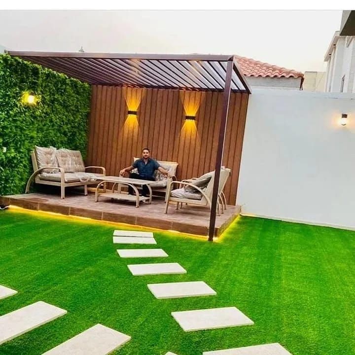 تنسيق حدائق وبناء مجالس