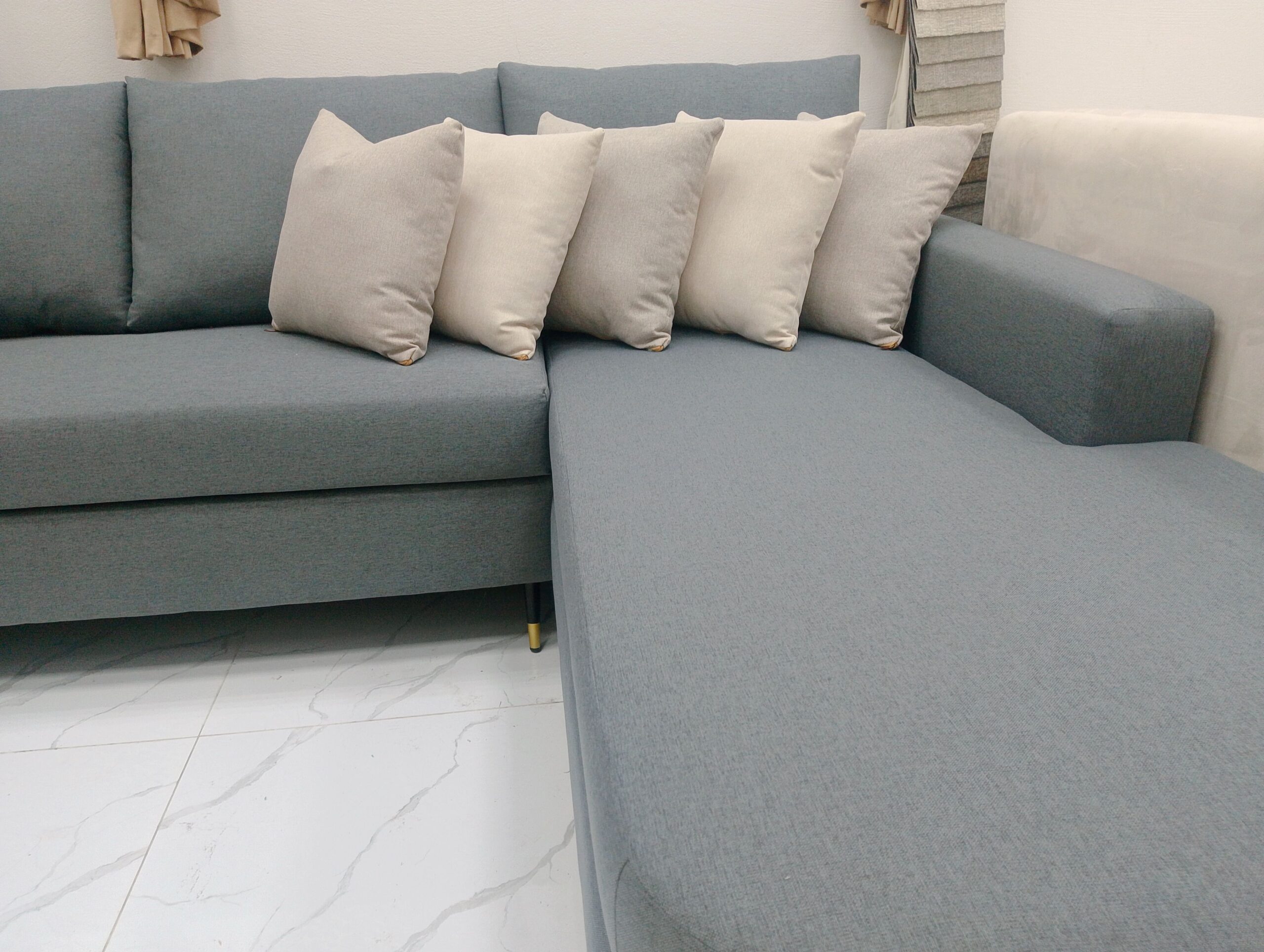 كنب زاويه جاهز للبيع مقاس 5متر 3في2 عروضات اسعر 12