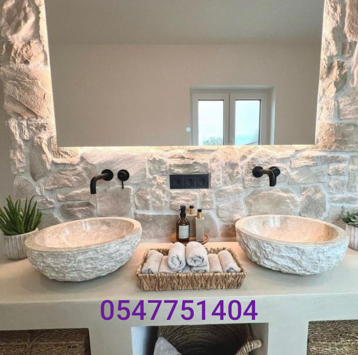 للبيع حوض مغسلة حجر – رخام احواض مغاسل منزلية للبي