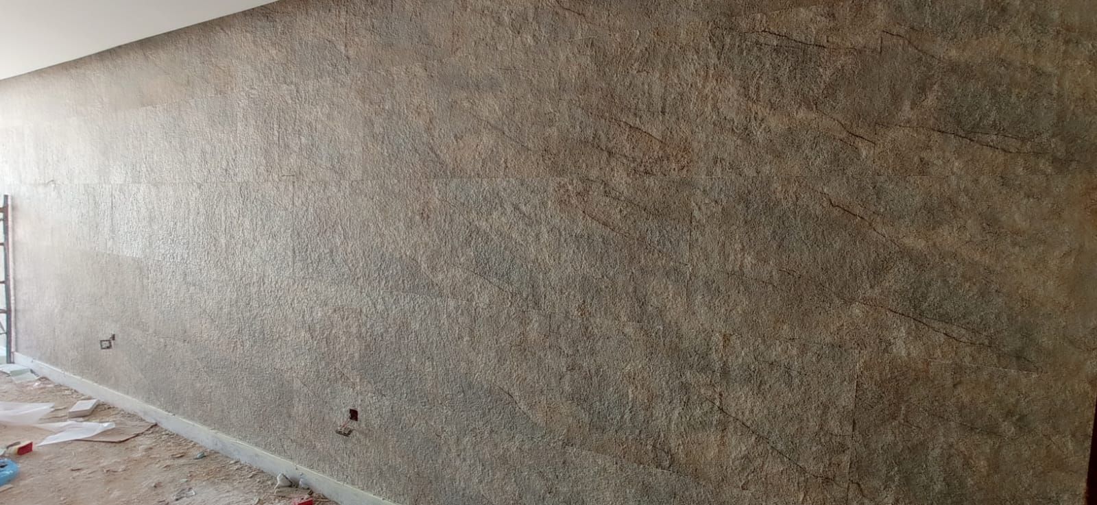 معلم تركيب صفايح حجري بديل الحجر داخلي او خارجي في