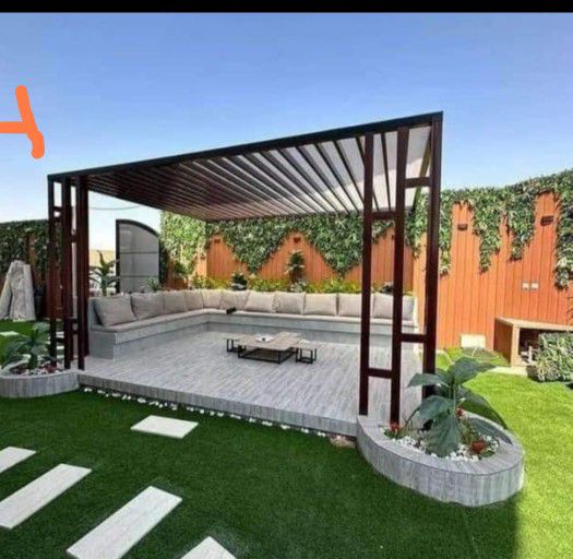 مضلات وسواتر وجلسات وهناجر مستودعات ساندويش بانل و