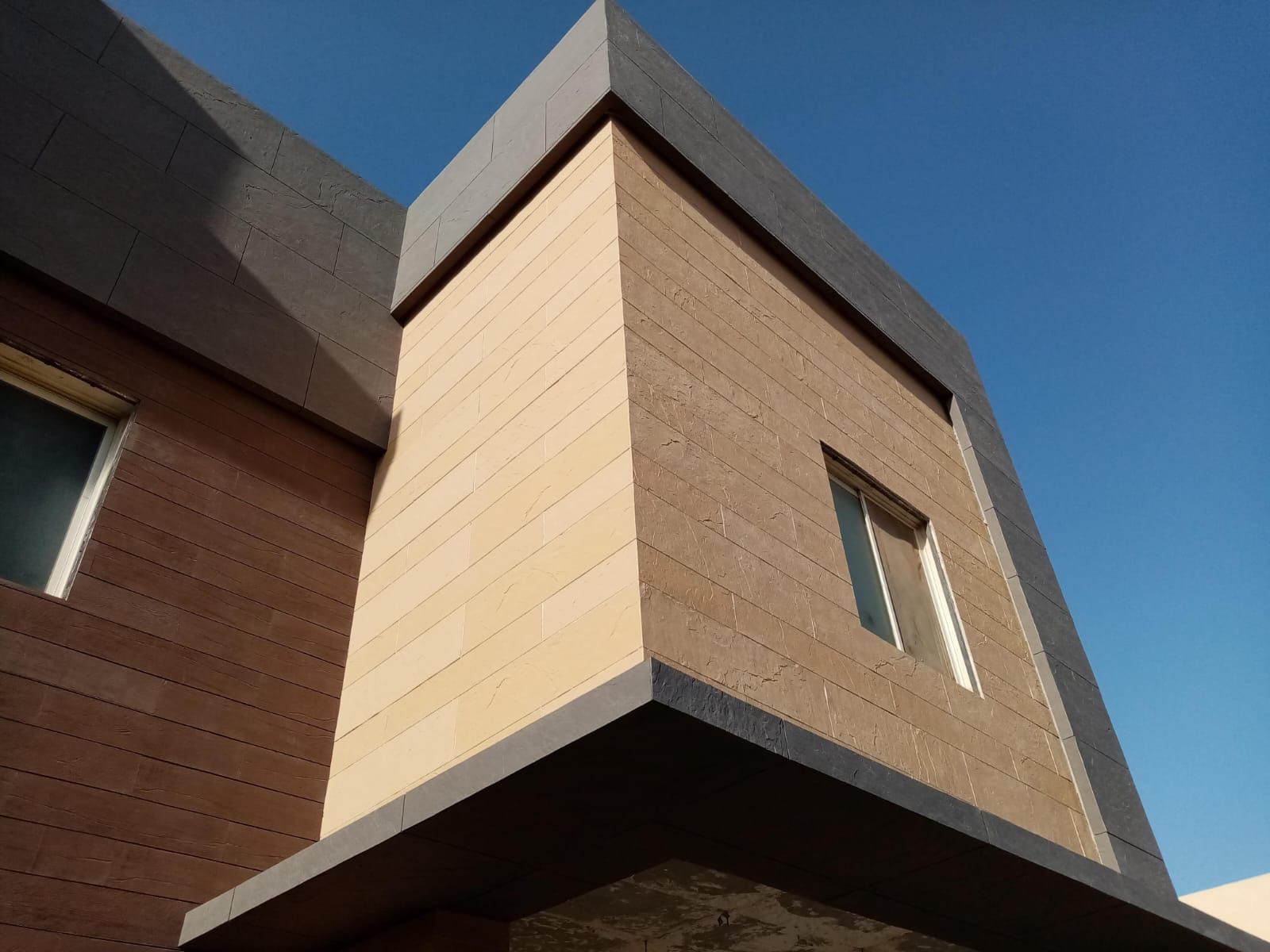 معلم تركيب صفايح حجري بديل الحجر داخلي او خارجي في