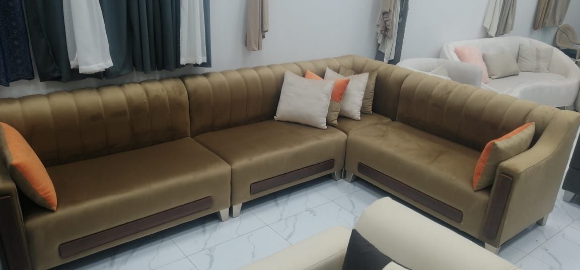 عروض كنب حرف إل بسعر 1300 شامل التوصيل داخل جده