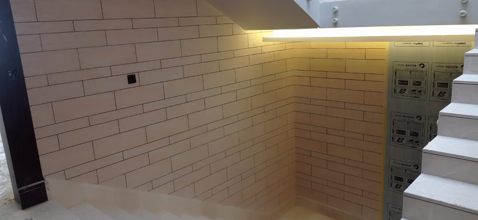 معلم تركيب صفايح حجري بديل الحجر داخلي او خارجي في