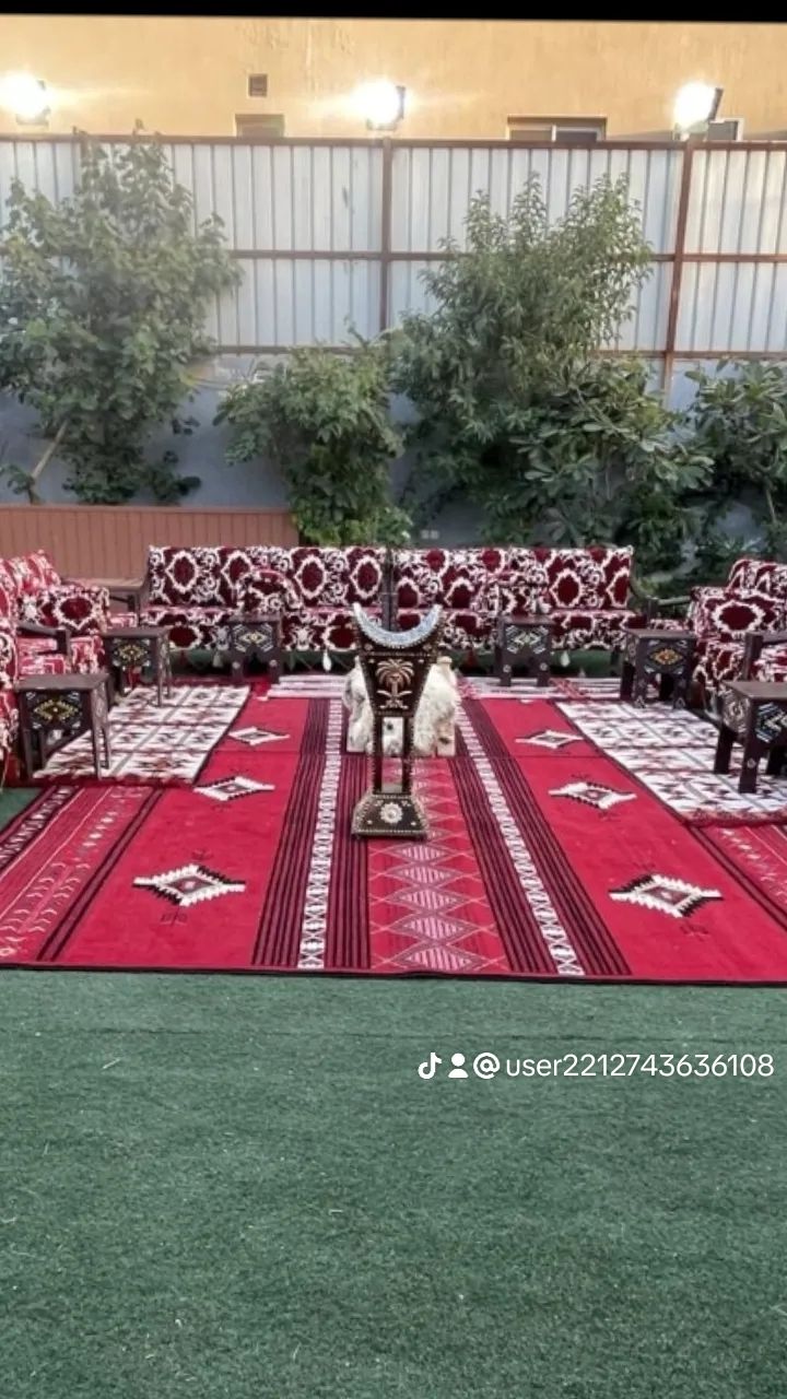 تاجير كراسي طاولات كنب زل جلسات شعبية صبابين قهوجي