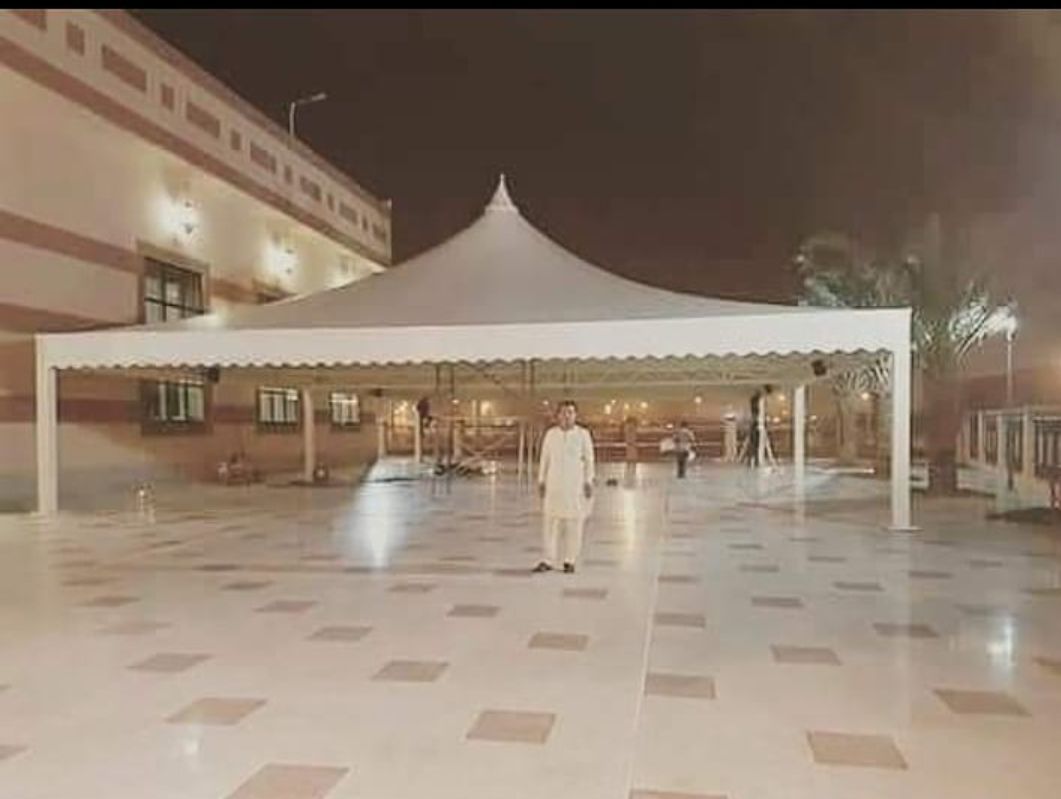 مضلات وسواتر وجلسات وهناجر مستودعات ساندويش بانل و