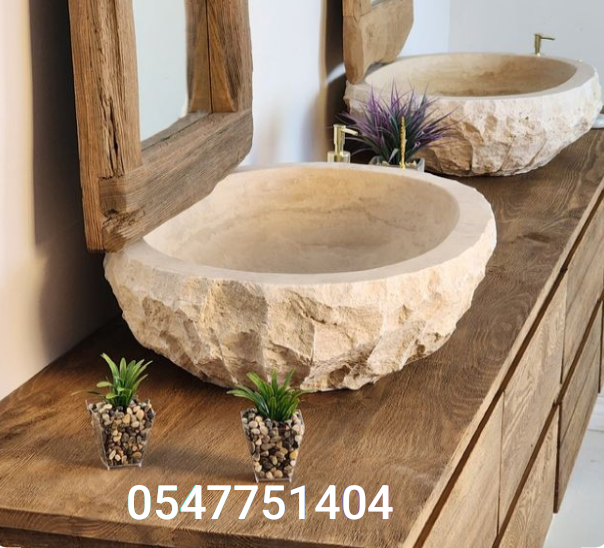 للبيع حوض مغسلة حجر – رخام احواض مغاسل منزلية للبي