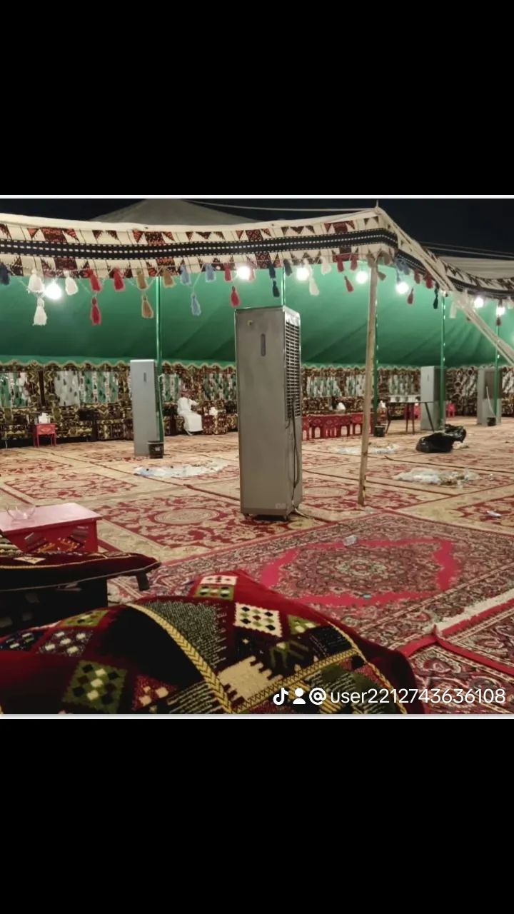 تاجير خيم عربية كراسي طاولات كنب زل جلسات شعبية ضي