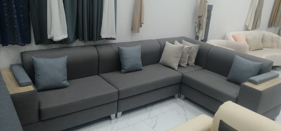 عروض كنب حرف إل بسعر 1300 شامل التوصيل داخل جده