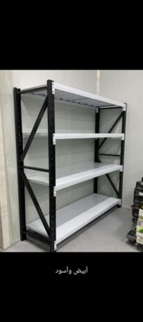 يوجد لدينا جميع انواع رفوف سوبر ماركت رفوف مستودعا
