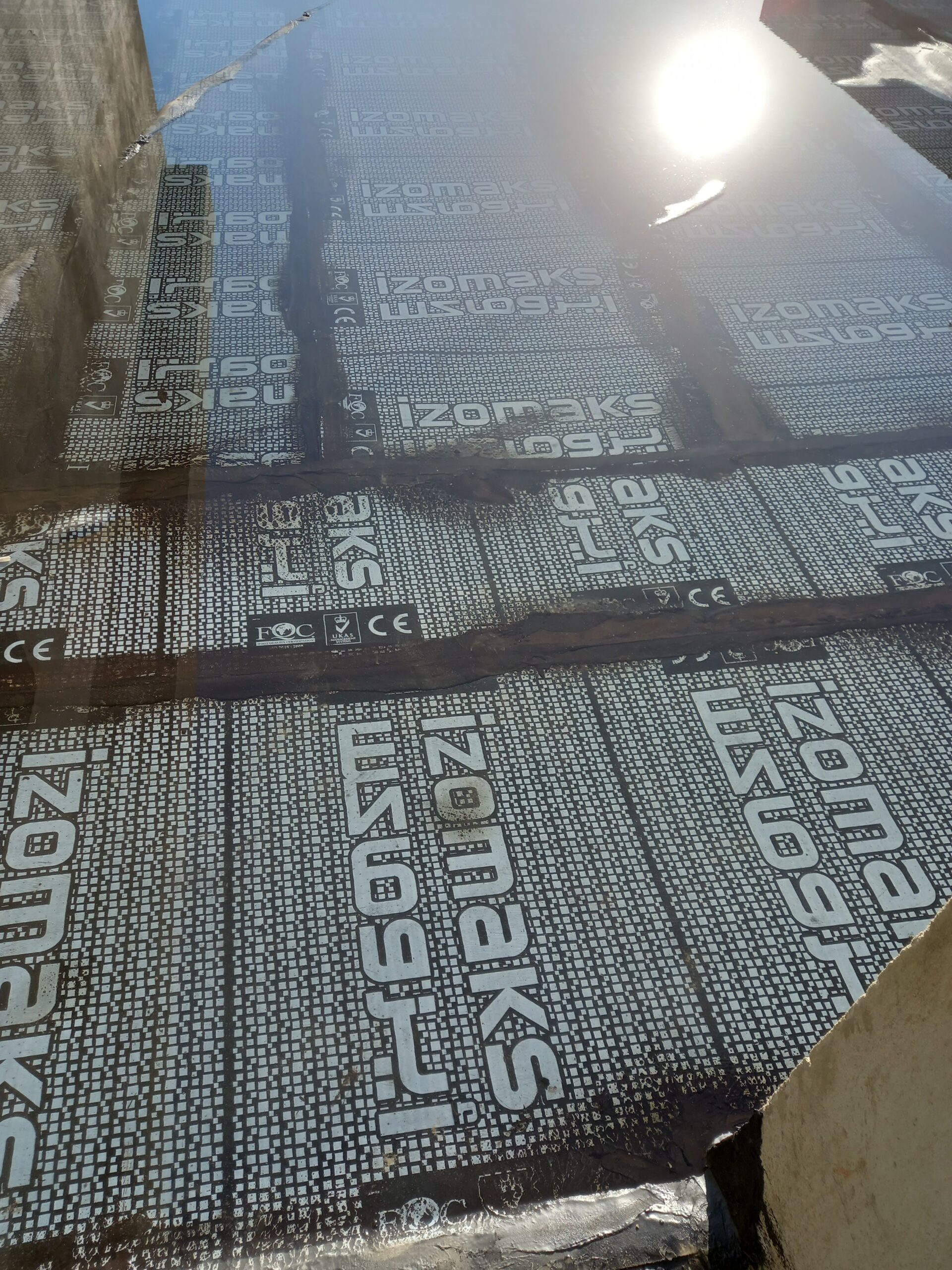 تركيب العوازل المائيه