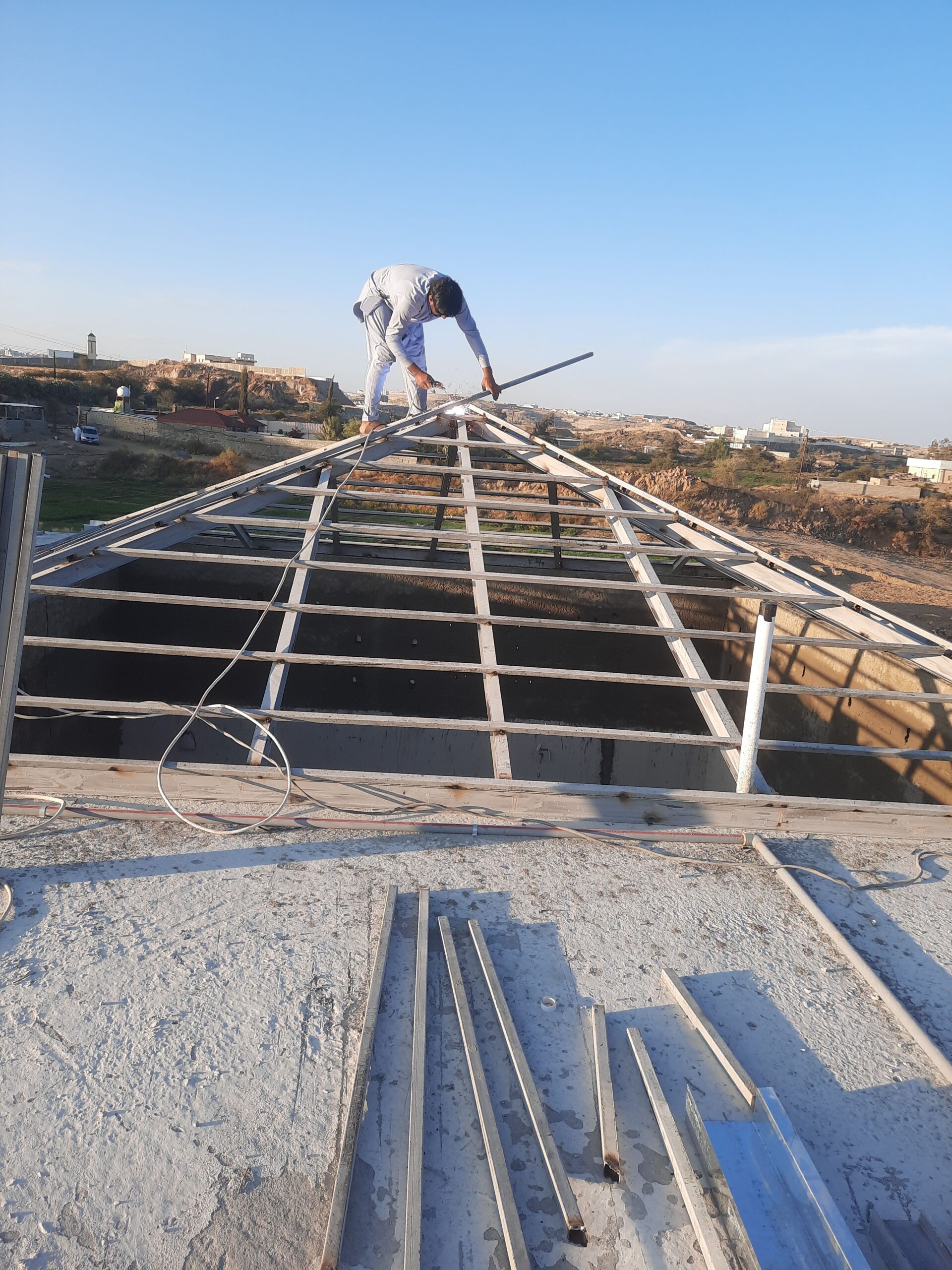 بيوت شعر مشب نار قرميد حديد تليبس قماش 0537856439