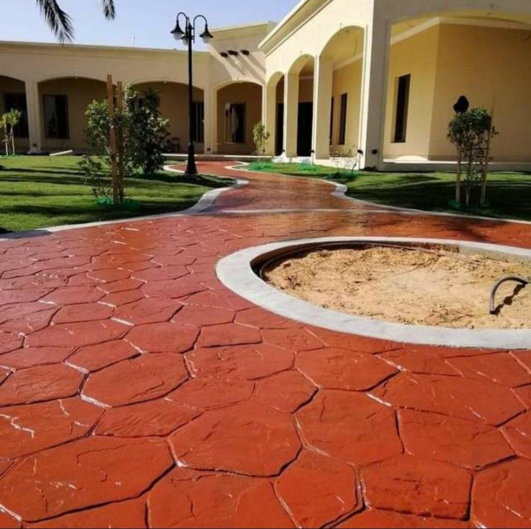 صبه مروحة صبه الخرسانة مطبوعة ديكور ايبوكسي