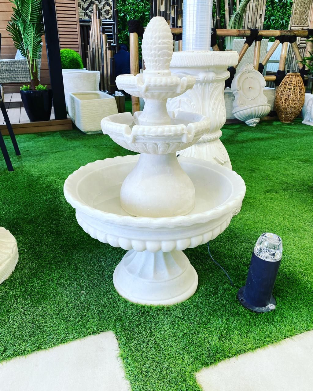 تنسيق حدائق وشلالات ونوافير ومظلات 0560429185