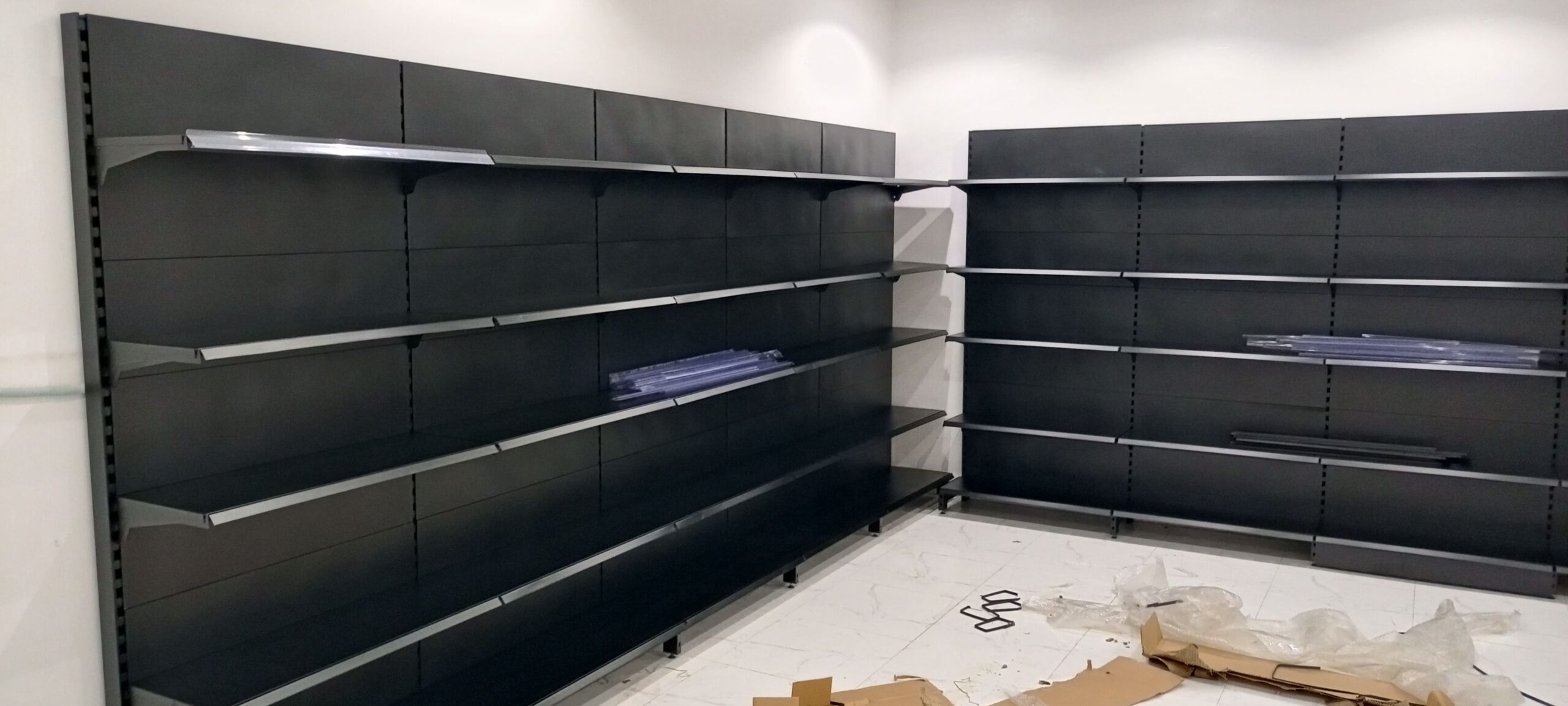 رفوف مستودع ورفوف سوبر ماركت