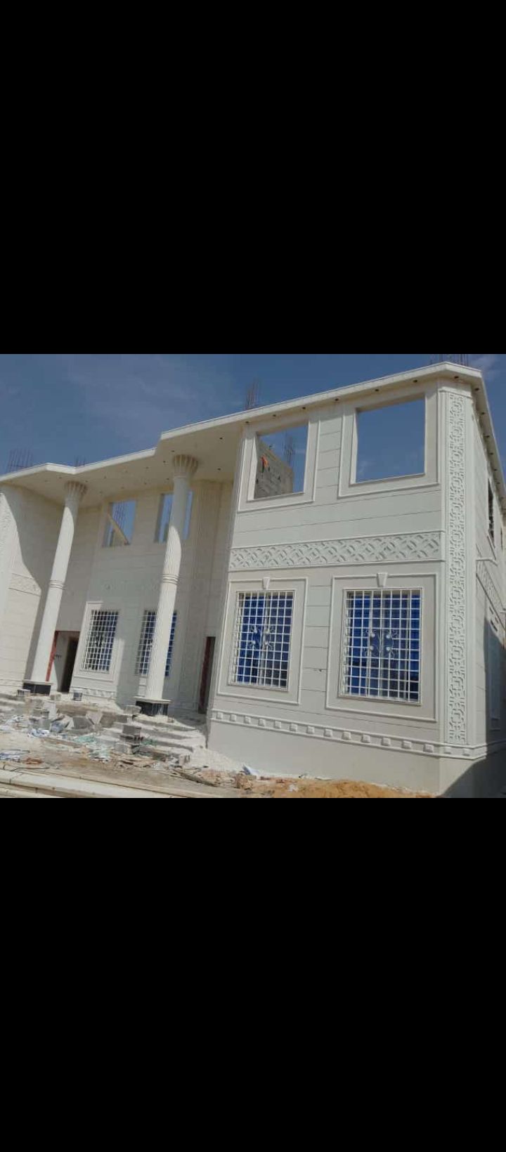 ديكورات خارجيه ولياسه ملونه بطحاء واسمنت الرياض وك