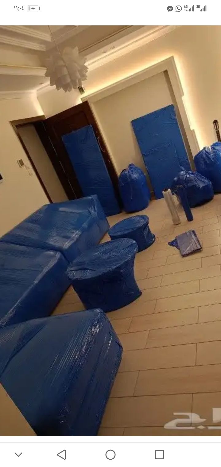 نقل عفش مع الفك والتركيب والتغليف والضمان كل ما يل
