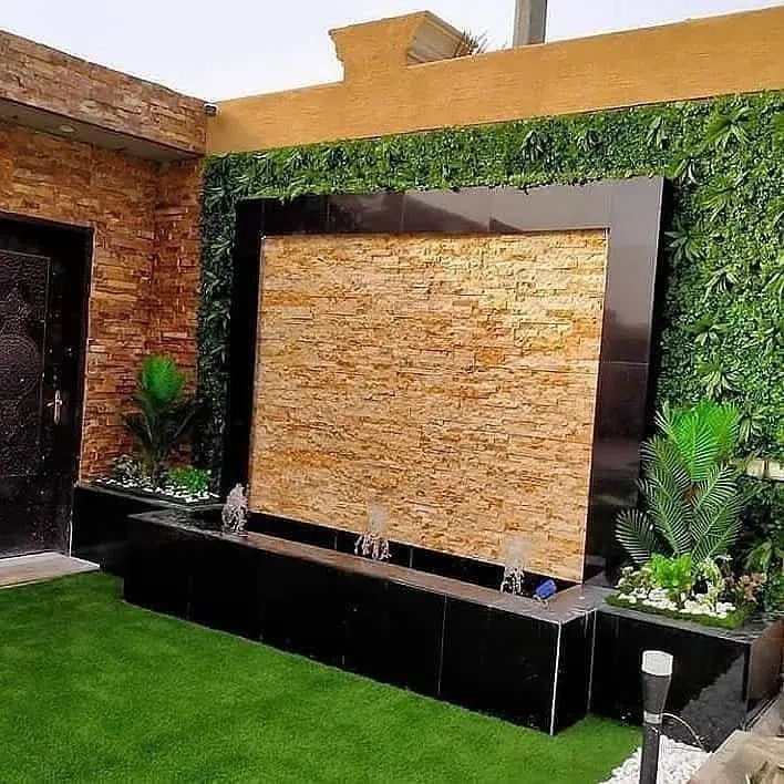 تنسيق حدائق وفن شلالات ونوافير ومظلات