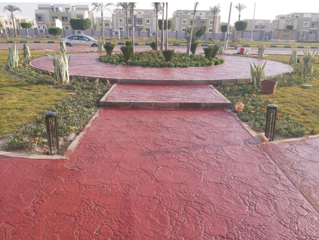 صبه مروحة صبه الخرسانة مطبوعة ديكور ايبوكسي