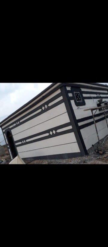 ديكورات خارجيه ولياسه ملونه بطحاء واسمنت الرياض وك