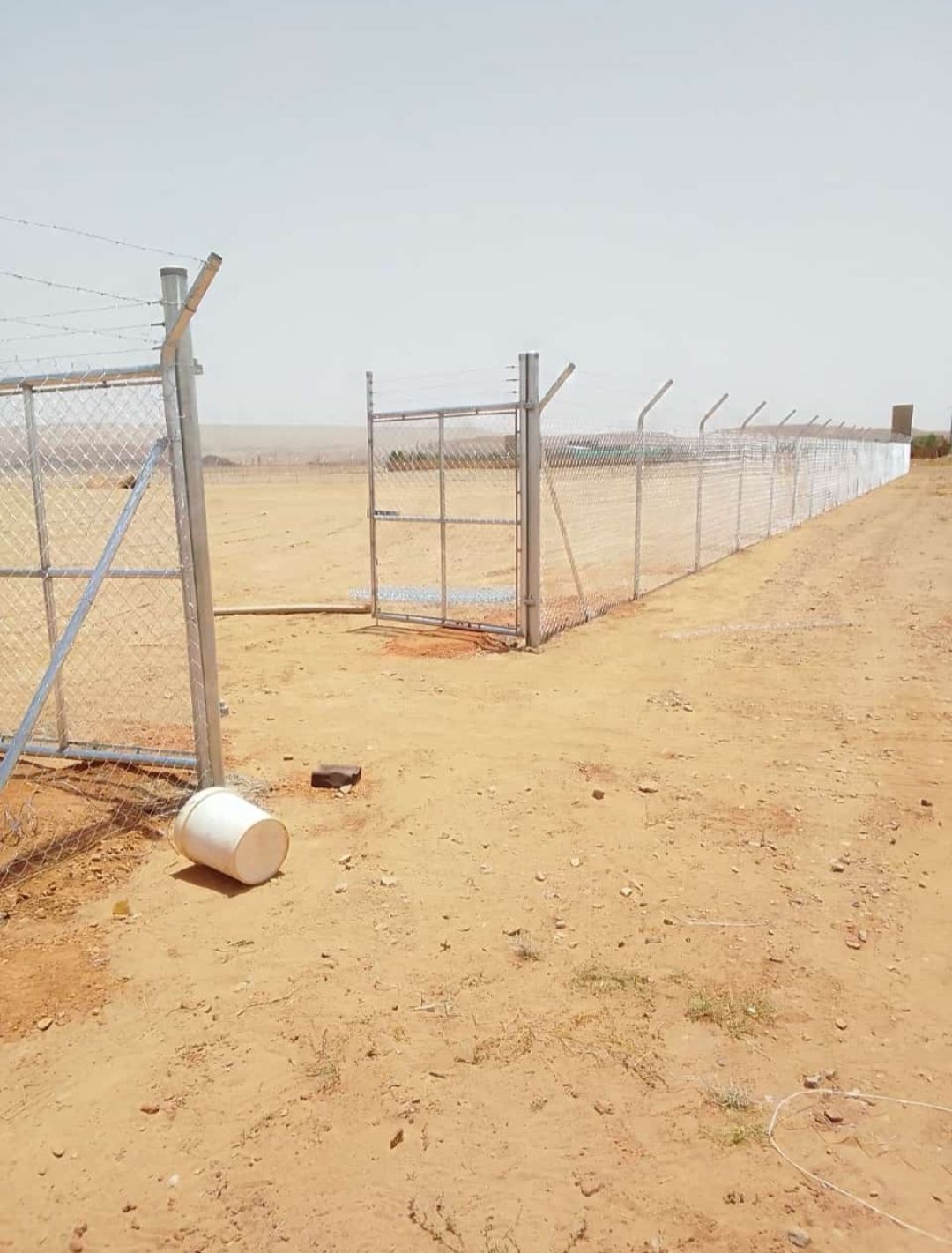 سياجات امنيه شبوك تسوير أراضي شينكو