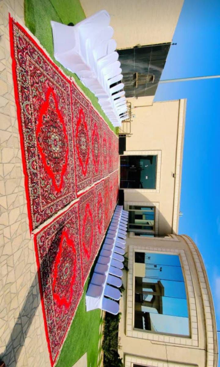 تاجير مستلزمات حفلات ومناسبات كراسي طاولات جلسات ش