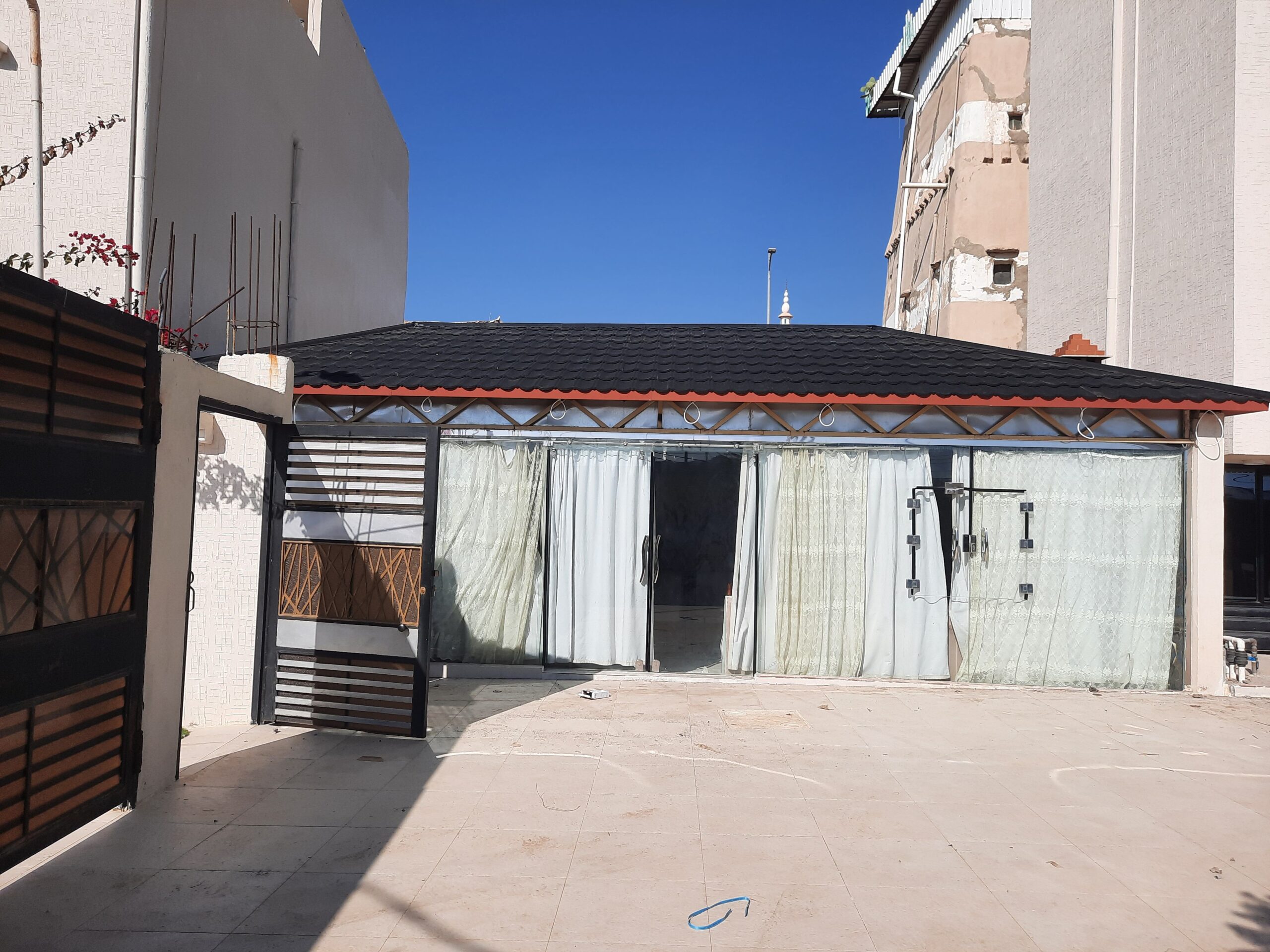 بيوت شعر مشب نار قرميد حديد تليبس قماش 0537856439