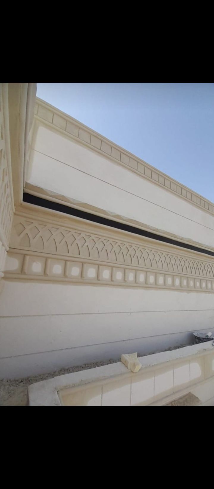 ديكورات خارجيه ولياسه ملونه بطحاء واسمنت الرياض وك