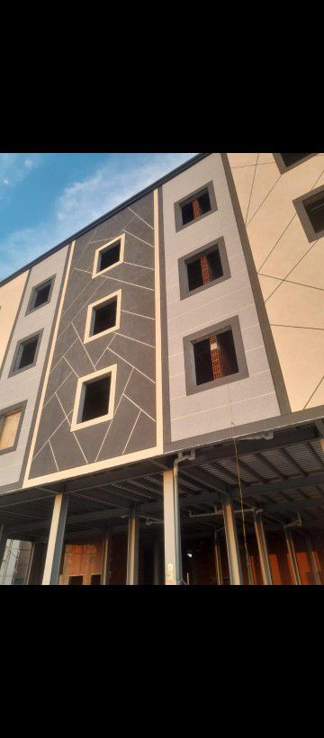 ديكورات خارجيه ولياسه ملونه بطحاء واسمنت الرياض وك