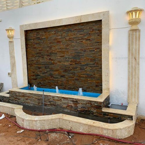 تنسيق حدائق وشلالات ونوافير ومظلات 0560429185