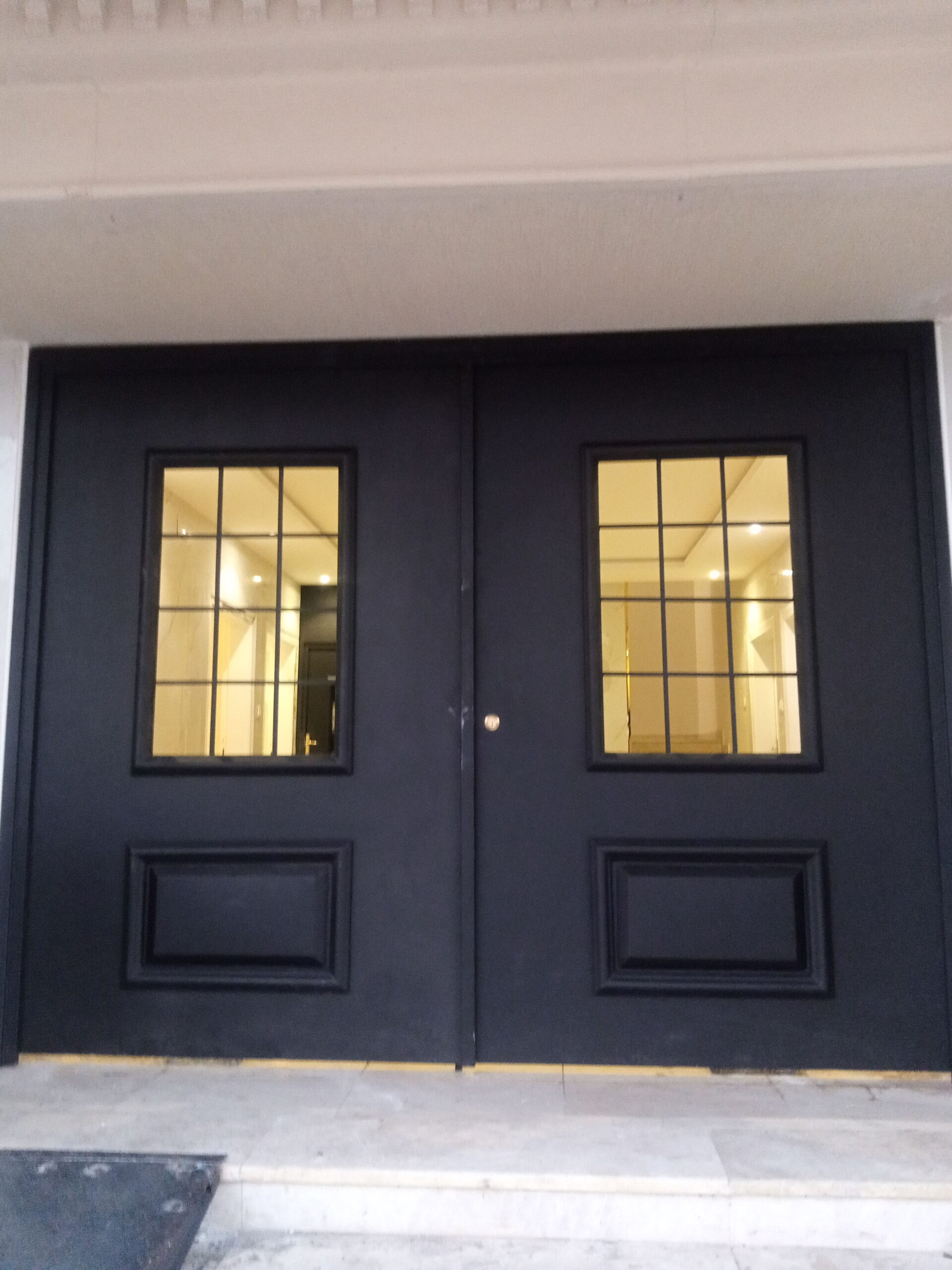 باب حديد شبابيك درابزين حديد شبابيك المنيوم واستيل