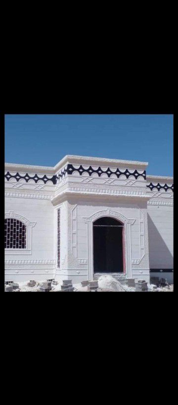 ديكورات خارجيه ولياسه ملونه بطحاء واسمنت الرياض وك