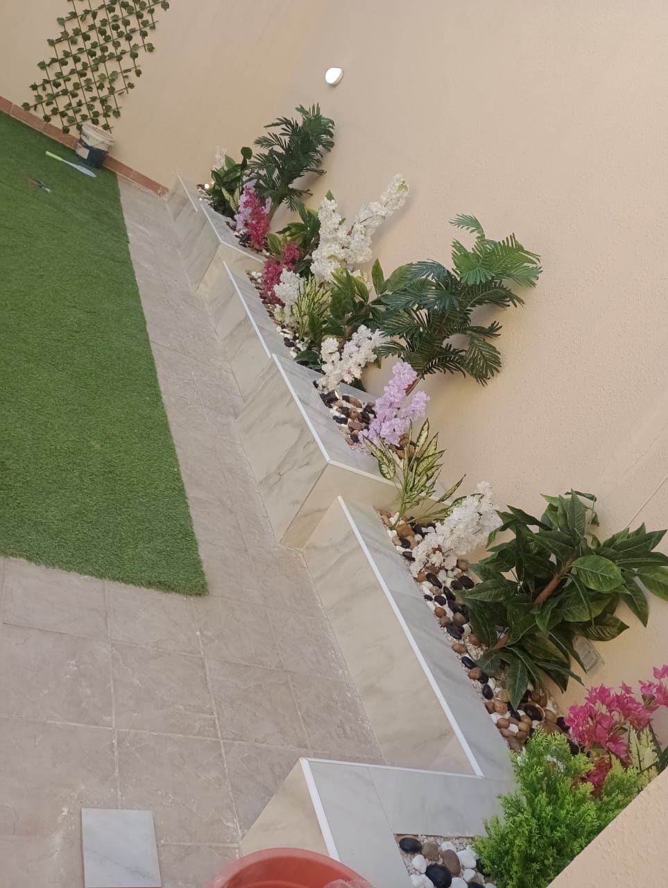 تنسيق حدائق وشلالات ونوافير ومظلات 0560429185