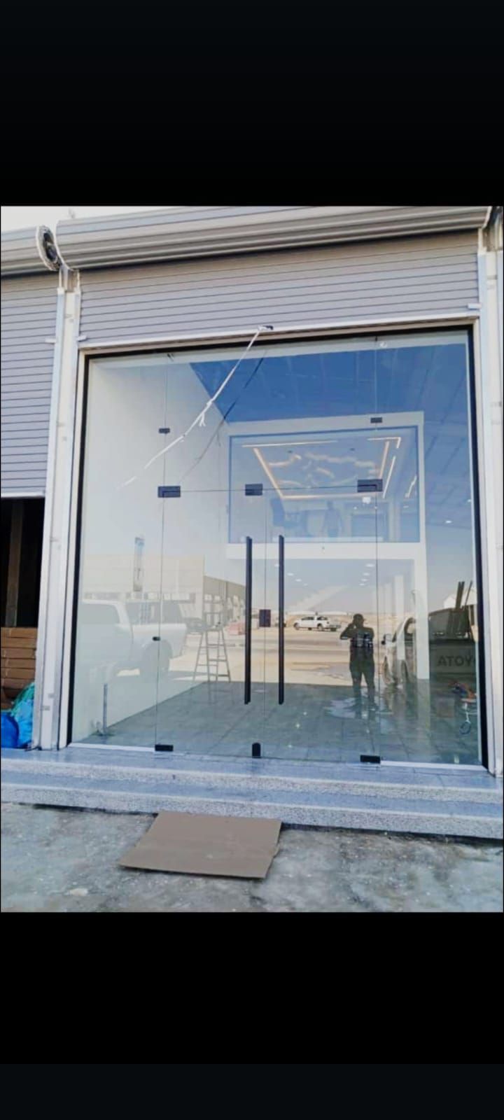 زجاج سكريت صامطه واجهات زجاجية بلكونات مرايات دربز