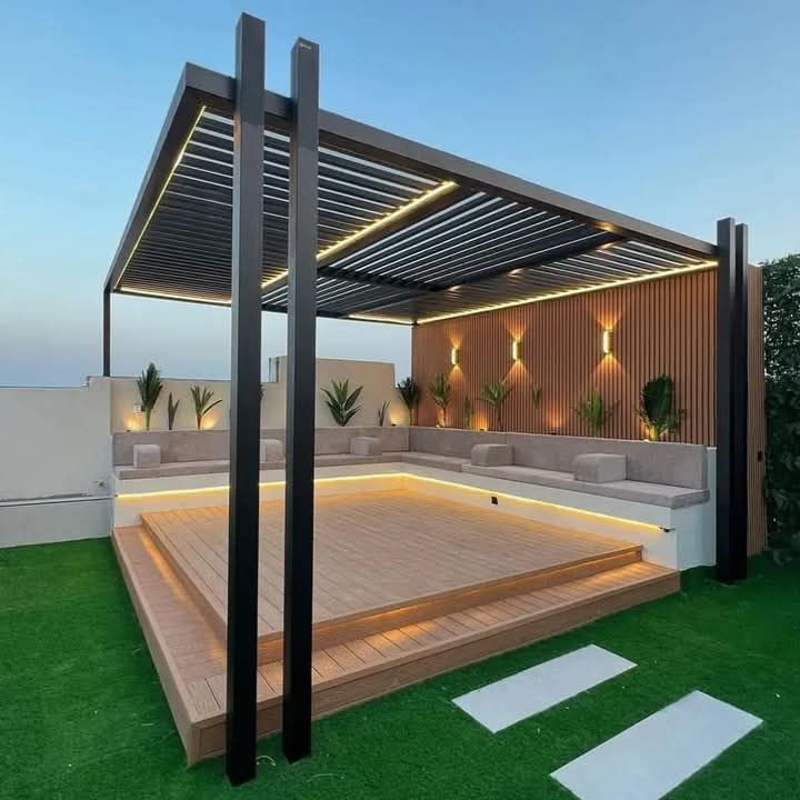 تنسيق حدائق منزلية وتركيب جميع العشب الصناعي والطب