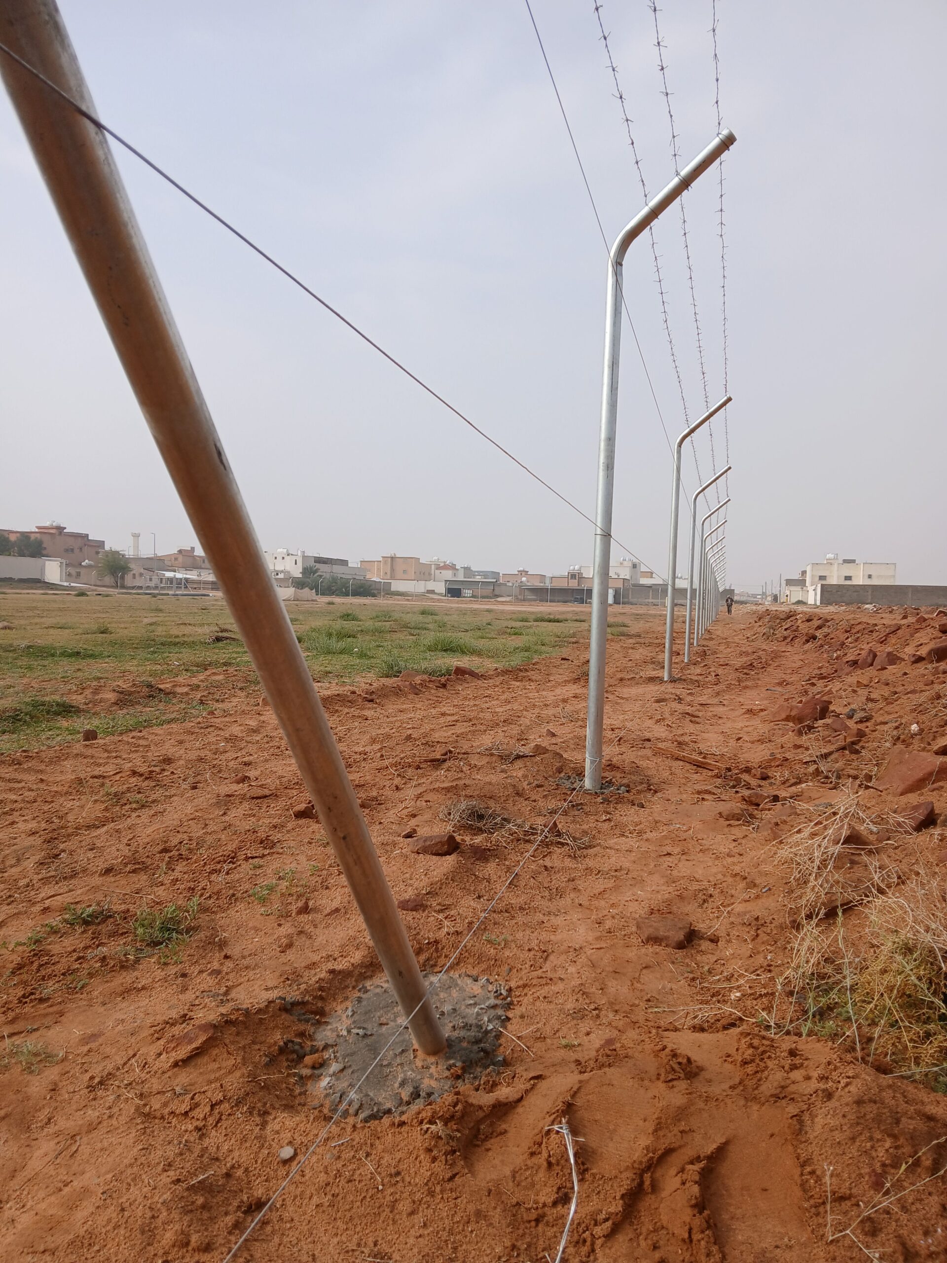 تركيب شبوك مزارع سياج مجلفن جميع المواصفات في جميع