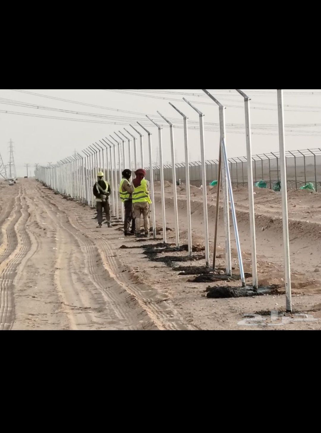 تركيب شبوك مزارع سياج مجلفن جميع المواصفات في جميع
