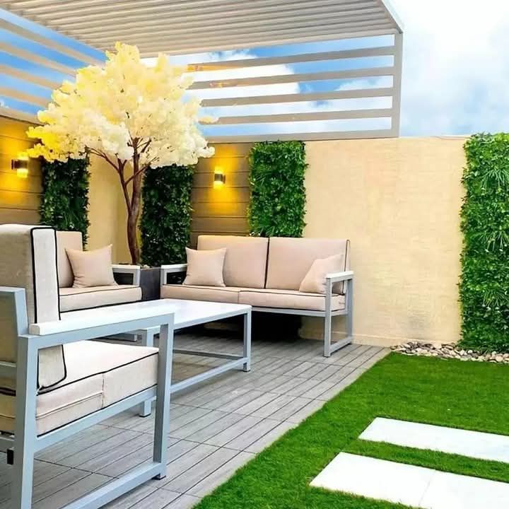 برجولات وجلسات وبيوت شعر ومظلات وسواتر