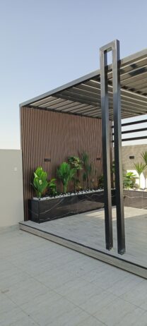 تنسيق حدائق ومظلات وجلسات خارجيه وديكارات داخلي وخ